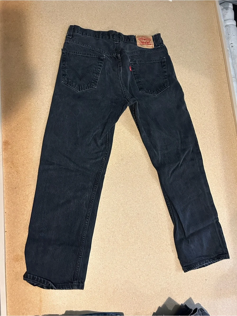 Levi's Men's Black Bootcut Jeans